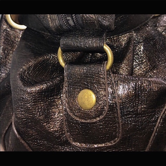 🛑BOGO 1/2 🆕Oversized Adjustable Antique Gold Bag - Picture 6 of 7